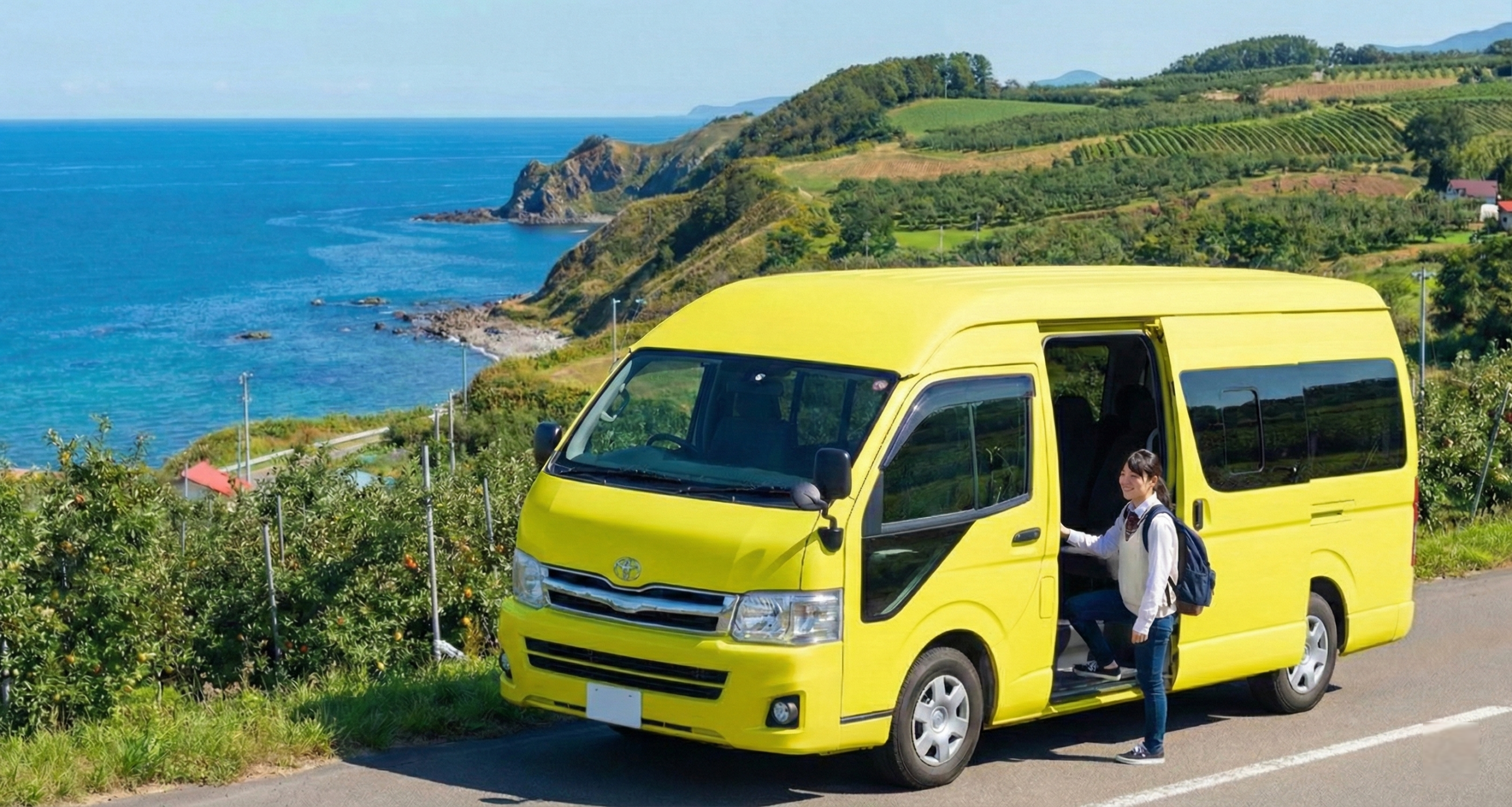 伊達自動車学校 送迎バス