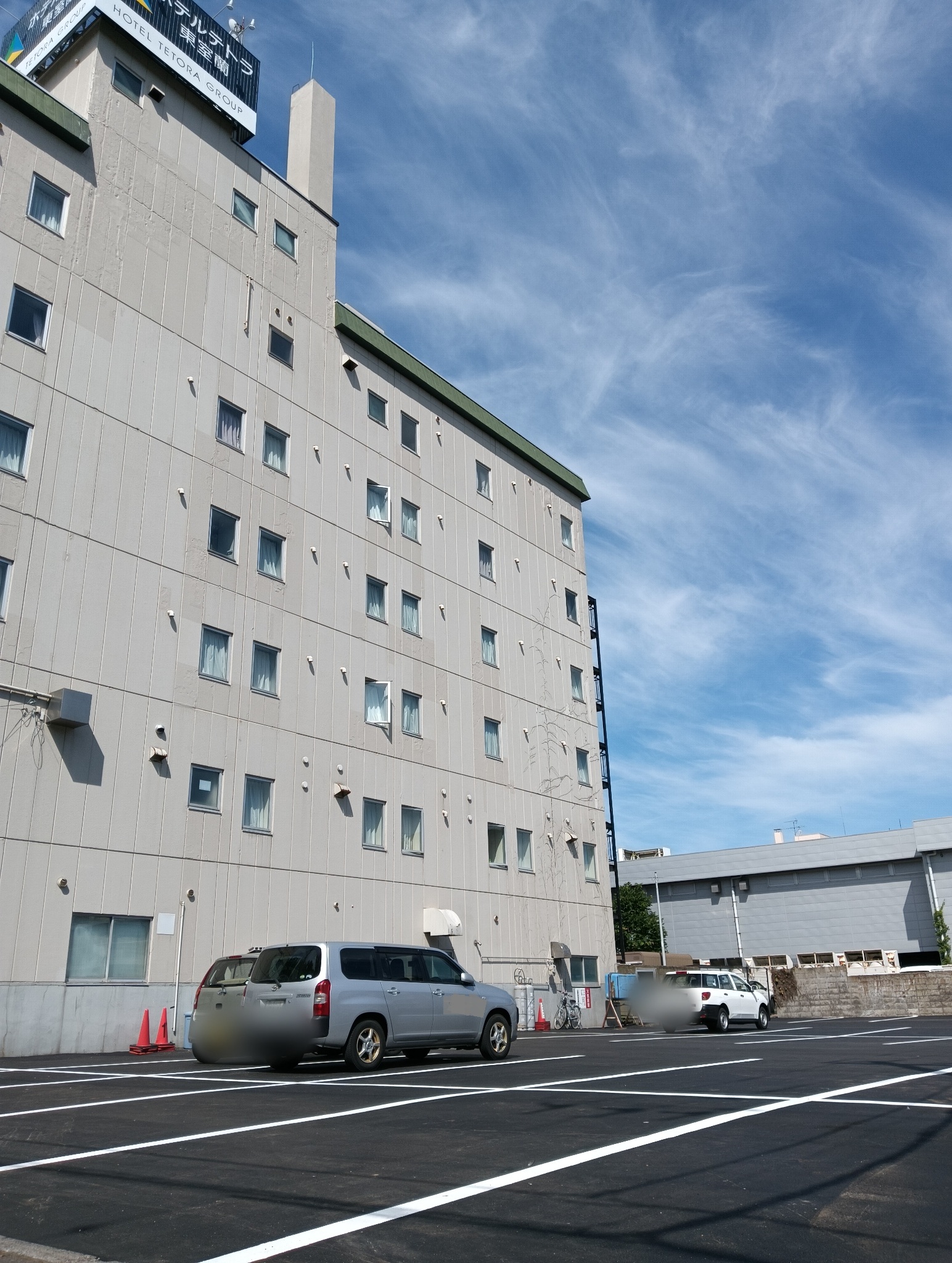 ホテルテトラ東室蘭外観