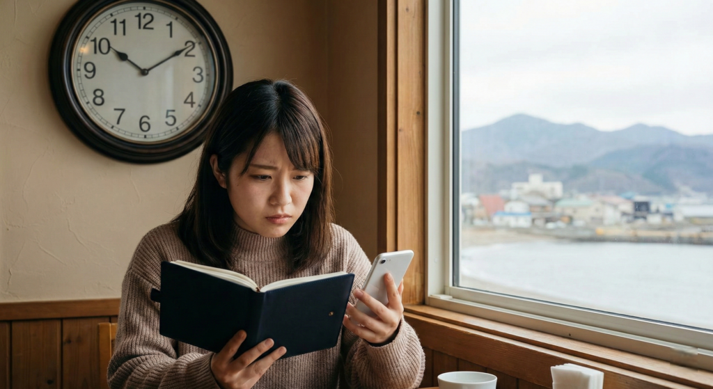 外面切替に悩んでいる女性