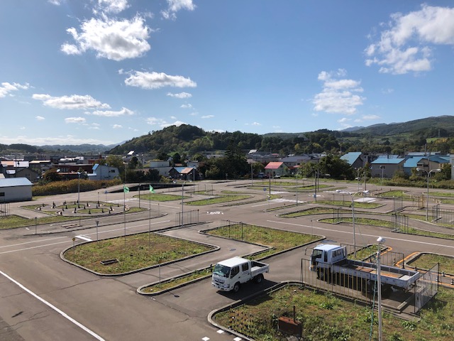 余市自動車学校 教習コース全体